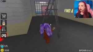 СБЕГИ от ВОНЮЧКИ БАРРИ ,НО ОН САНТА КЛАУС !🎅 РОБЛОКС ПОБЕГ