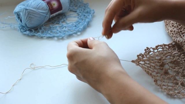 СЕКРЕТЫ БЕЗОТРЫВНОГО ВЯЗАНИЯ. Вяжем СКАТЕРТЬ крючком (часть 4)