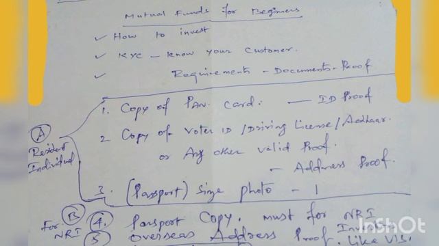 Mutual funds KYC requirements in Tamil / Kyc for NRIs / Mutual fund Investment requirements
