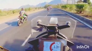 KTM Adventure 390 chasing KTM RC 390 Duke 390.Kawasaki Ninja 300.The Midnight .Comet.