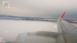 Полет из Екатеринбурга (Кольцово) в Москву (Домодедово). Зима 2024. Часть 2 - Посадка