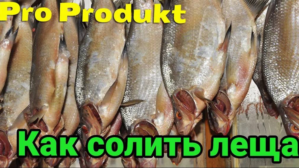 Как солить леща что бы не пропал