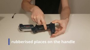 Bosch work light GLI 18V - 300 + brightness test