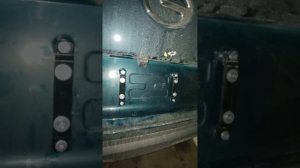 GAC GS8 установка адаптера под номерную рамку.