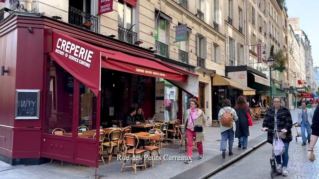 Paris France, HDR walking in Paris - Spring 2023 Paris - 4K HDR 60 fps смотреть онлайн