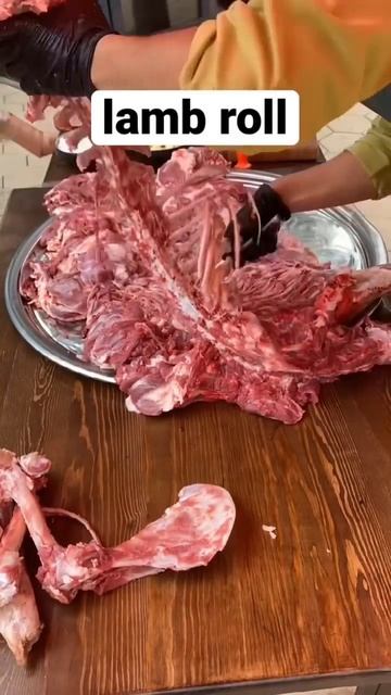 Way Kekeev-lamb roll/путь Кекеев-рулет из барана #еда #казахстан #путь #kyrgyzstan #готовим #процес смотреть онлайн
