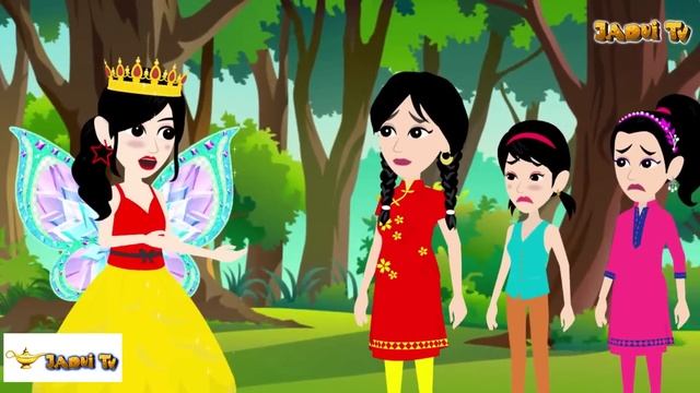 जादूई तीन फ्रॉक का घर | bedtime story | magical story | new latest story | cartoon story | story смотреть онлайн