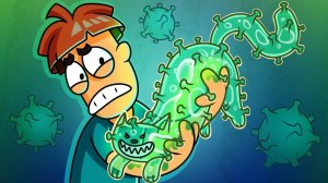 Что если бы бактерии были размером с кошку？