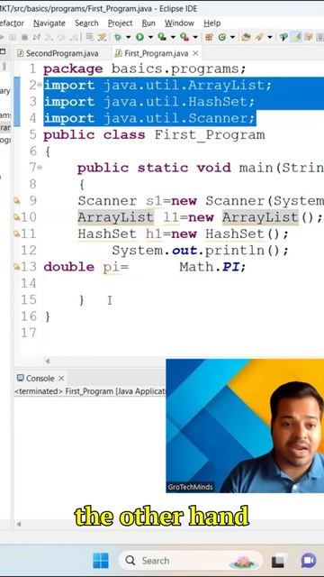 Why some classes in java need not to be imported? #shorts #java #selenium #coding #java #programmin