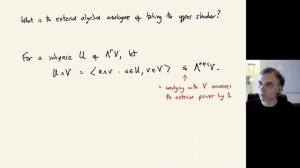 Alex Scott "Combinatorics in the exterior algebra and the Two Families Theorem" | Big Seminar