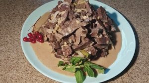 Лёгкое - рецепт приготовления просто и вкусно. Отварное легкое, обжаренное с луком на сковороде.