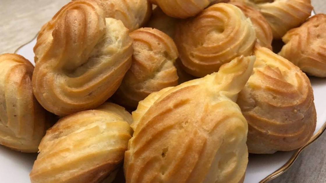 Профитроли со сгущенкой смотреть онлайн