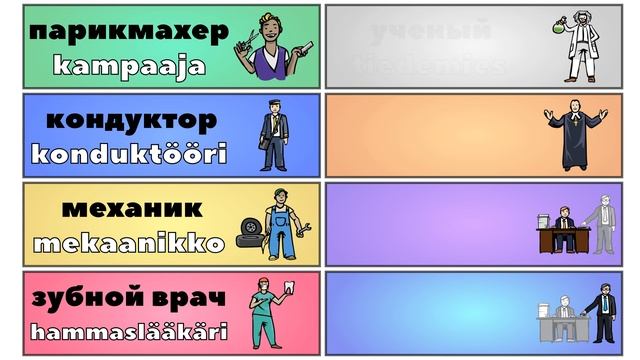 Урок 58. Профессии | Финский язык с нуля. смотреть онлайн