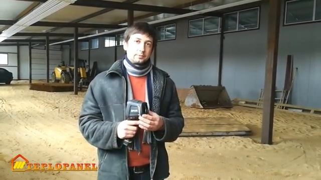 Энергосберегающее лучистое потолочное водяное отопление цеха деревообработки в республике Беларусь