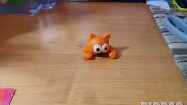 Маленький мультик про МяуСима. Стоп моушен. смотреть онлайн