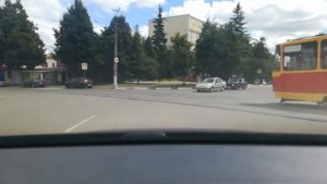 Разворот на нерегулируемом перекрёстке ул Колхозная и Карачевская