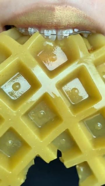 asmr ВАФЕЛЬНОЕ ЖЕЛЕ звуки еды