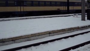 Прибытье электропоезда ЭР2Т-7245