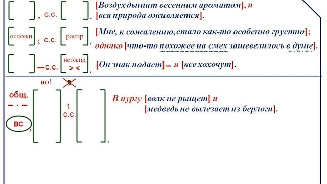 55.  Сложносочинённые предложения