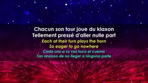 LES COWBOYS FRINGANTS - L'Amérique pleure - Level 9 - French Song with English and Spanish subtitle
