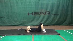 Мост из положения лежа на спине