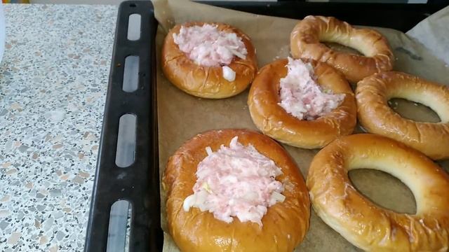Ленивые беляшики.  Быстро и вкусно!