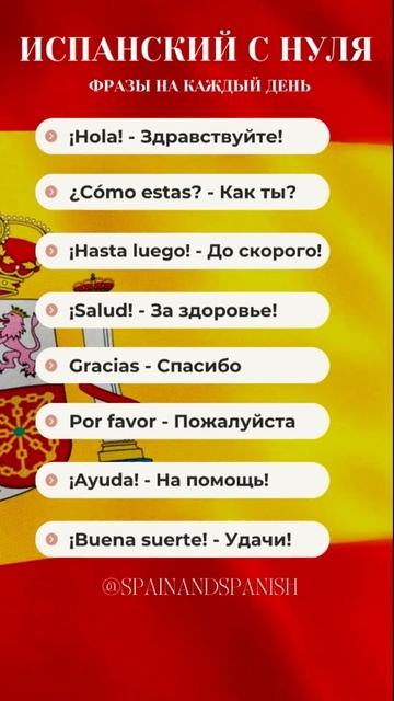 ИСПАНСКИЙ с нуля учить испанский язык быстро #shorts #испанскийязык #испания #быстро #испанскийснул