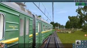 {TRAINZ SIMULATOR 2012} Поездка на электропоезде ЭМ2 028 до платформы Водники