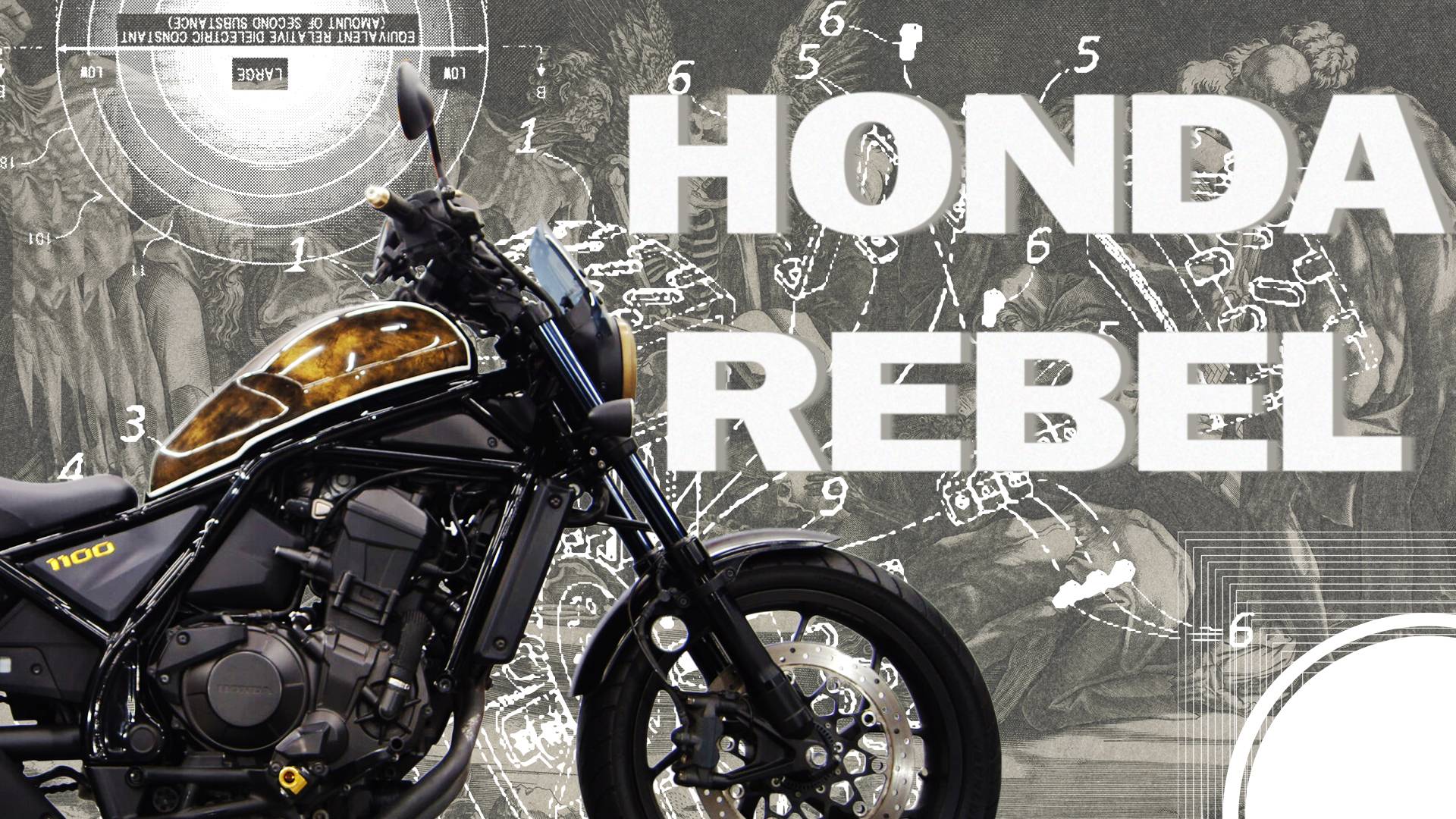 Обзор на Honda Rebel 1100