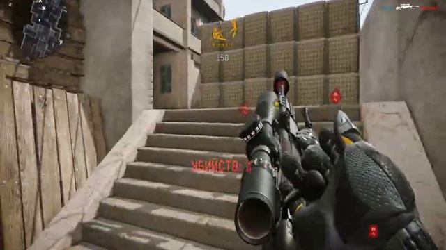 Warface. Первый раз тащу Рейтинговый бой. Теперь всегда получается играть с командой!!! смотреть онлайн