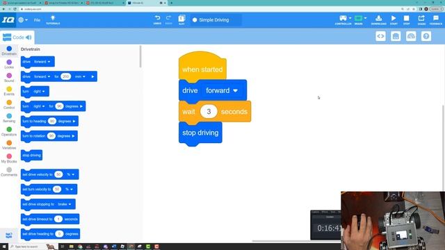 Basic Base bot Blocks (Scratch) Programming on the Vex IQ смотреть онлайн