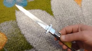 СТИЛЕТ НОЖ ВЫКИДНОЙ ЛИХИХ 90-Х РУЧНАЯ РАБОТА Зекпром ИТК СССР