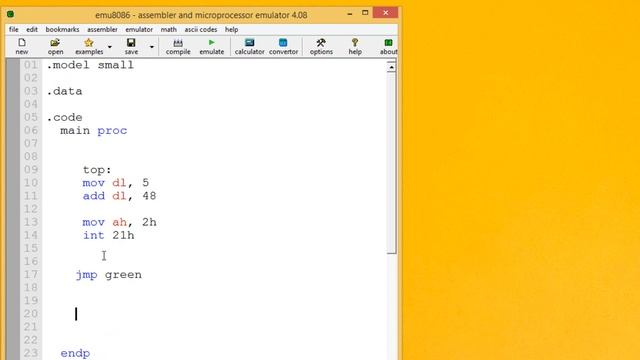 Assembly Language Programming Tutorial - 26 - JMP Instruction смотреть онлайн