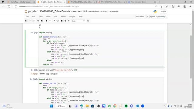 Program Kriptografi Caesar Chiper Menggunakan Python