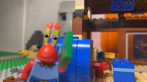 Lego spongebob clam clip