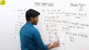 📙 TGT/ PGT/GIC 📙 Thermal Physics-10🔥Kinetic Theory of Gases, Maxwell's  distribution of Velocities