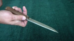 Булатный нож 007, И. Пампуха, легированный булат