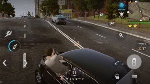 погоня от полиции на ниве