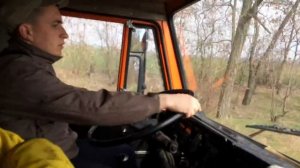 Вождение грузовика KAMAZ