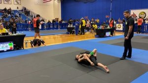 Chloe BJJ .. Pride 41 ... White belt/No Gi/80 lbs ,,finals best 2 of 3 ...match #1