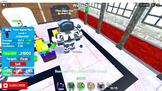 Titan Sigma Man (Toilet Tower Defense) April Fool Event смотреть онлайн