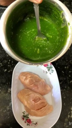 Spinach chicken#air fryer#diet plan#subscribe for more shorts