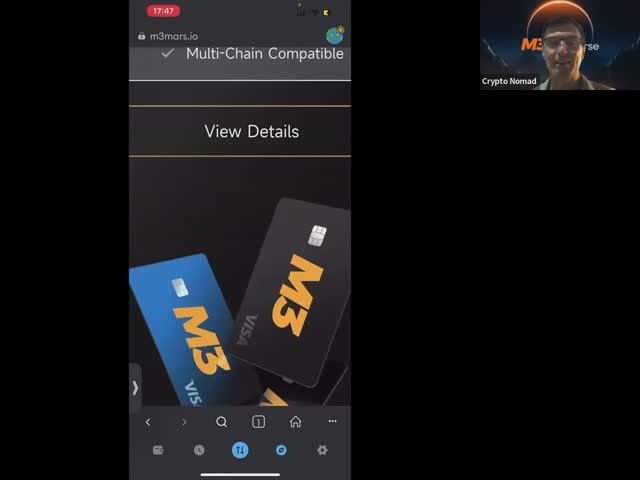 Crypto Card  M3.
Обзор кабинета M3DAO  28.01.2025г.