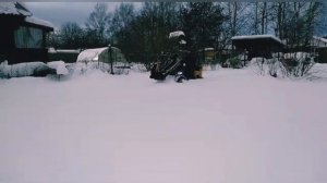 Самодельный минипогрузчик PRIME 400 проверка на проходимость