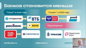 Боли брокеров в 2025: банков становится меньше