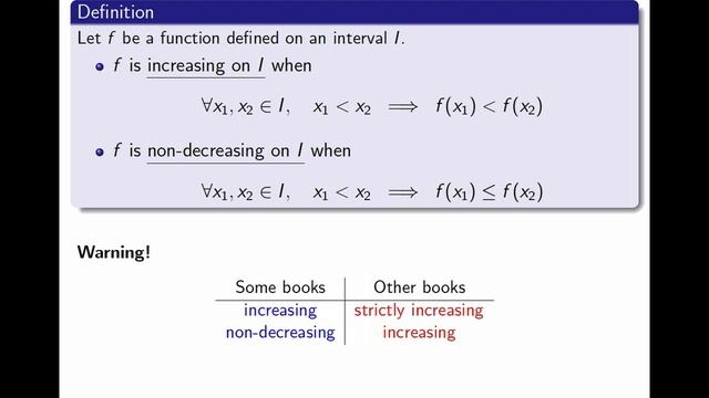 5.11 Monotonicity of functions смотреть онлайн
