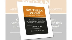 Copper Moon Whole Bean Coffee, Medium Roast, Southern Pecan Blend, 2 Lb