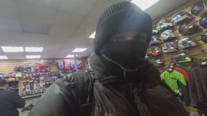 Зимой на электробайке