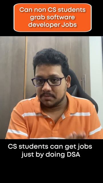 Can Non CS Branch Student Grab Software Developer Jobs? #shorts