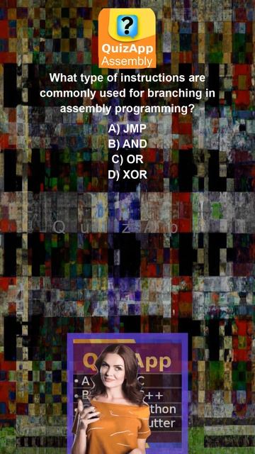 Assembly What type of instructions are commonly used for branching in assembly programming